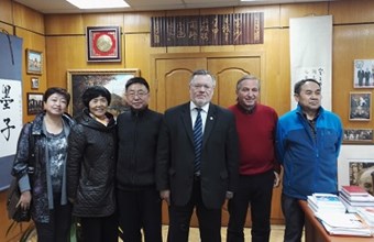 省社科院王福生院长一行对俄罗斯远东所进行学术访问