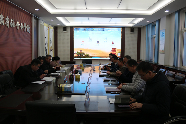 省委宣传部副部长李润强一行来我院调研