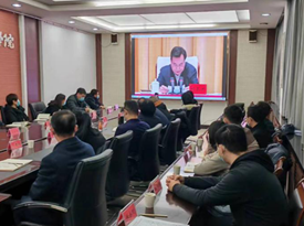 我院收听收看全省“三抓三促”行动动员部署会议