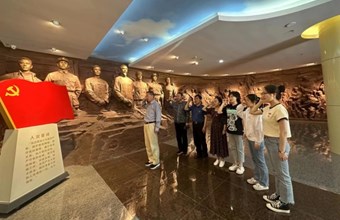 重温入党誓词，缅怀革命先烈——科研处学术合作处党支部赴张一悟纪念馆开展主题党日活动