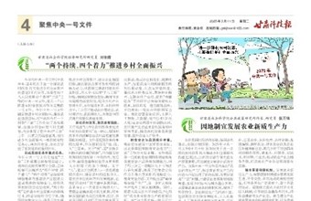 【聚焦中央一号文件】 刘伯霞：“两个持续、四个着力”推进乡村全面振兴