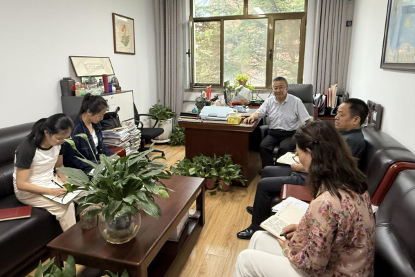 院党委委员、副院长陈永胜深入行政计财处调研财务资产管理工作